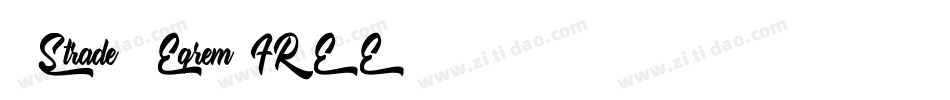 Strade Eqrem FREE字体转换
